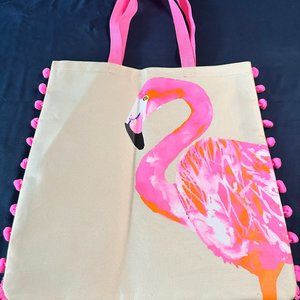 Flamingo Shoulder Beach Bag